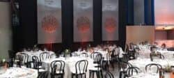 Eventdeko für Abendveranstaltung