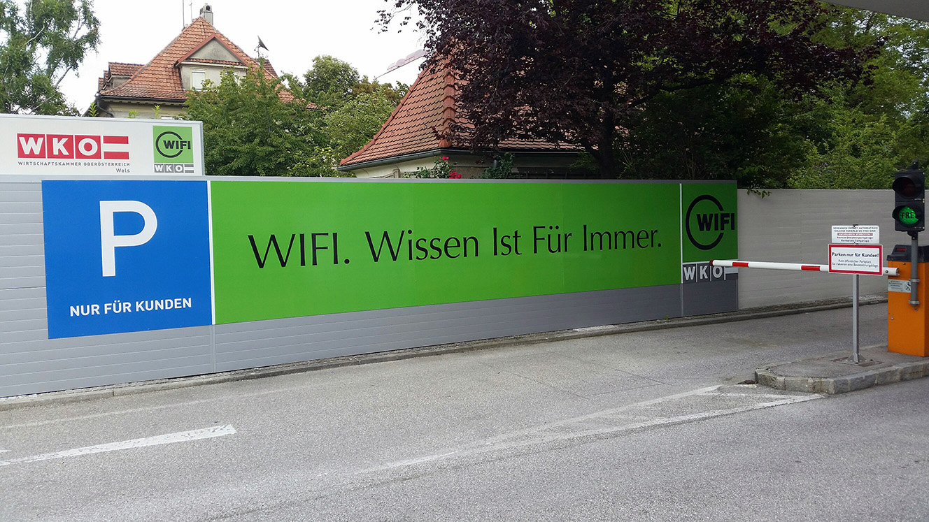 Schilder Werbeschild + Hinweistafel