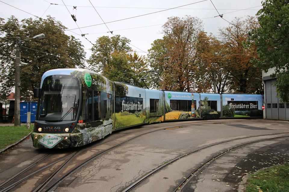 Straßenbahnbeschriftung