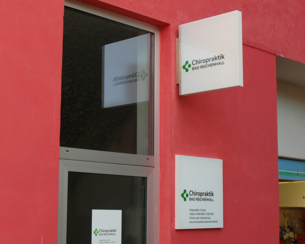 Chiropraktik Schilder